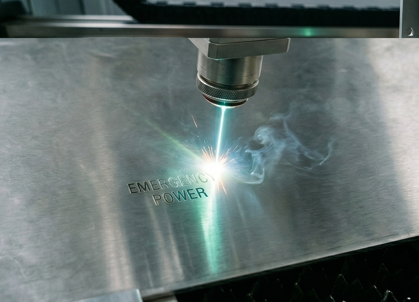 Laser engraving and marking on stainless steel